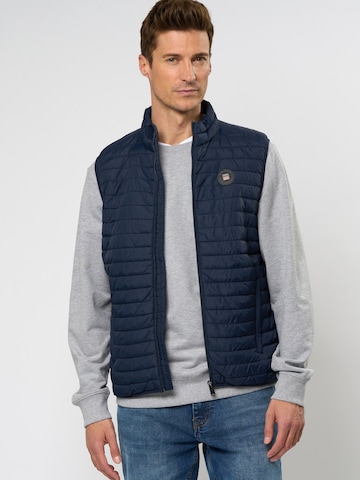 VINSON Bodywarmer 'Jaxon' in Blauw: voorkant