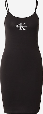 Calvin Klein Jeans Letnia sukienka w kolorze czarny: przód