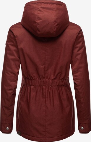 Veste d’hiver 'Monade' Ragwear en rouge