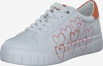 MARCO TOZZI Schnürschuh in Weiß: Vorderseite