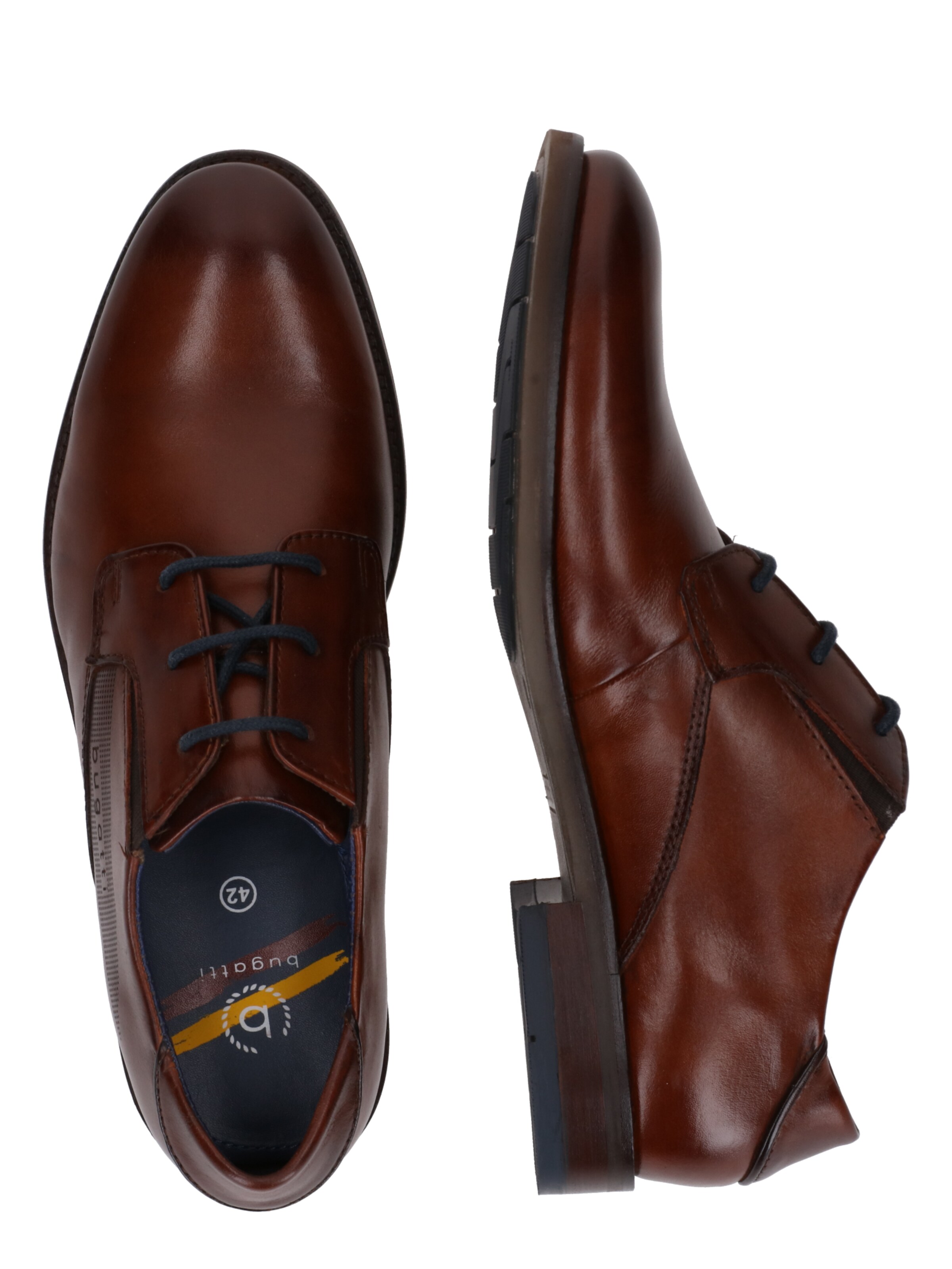 bugatti Δετό παπούτσι σε καφέ