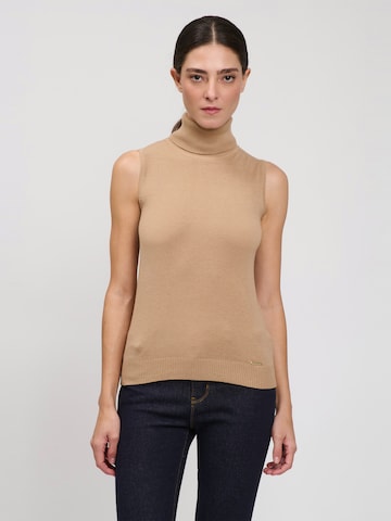 Influencer Sweater in Beige: front