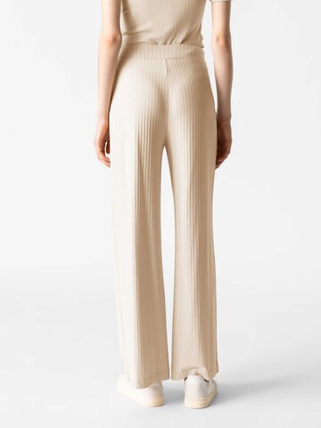 Les Lunes Wide leg Broek 'Michelle' in Beige