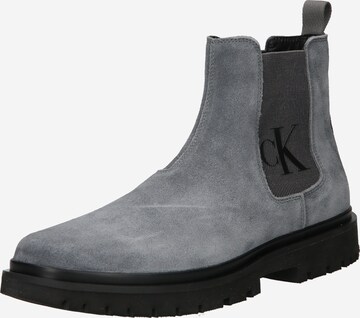 Calvin Klein Jeans Chelsea boots in Grey: front