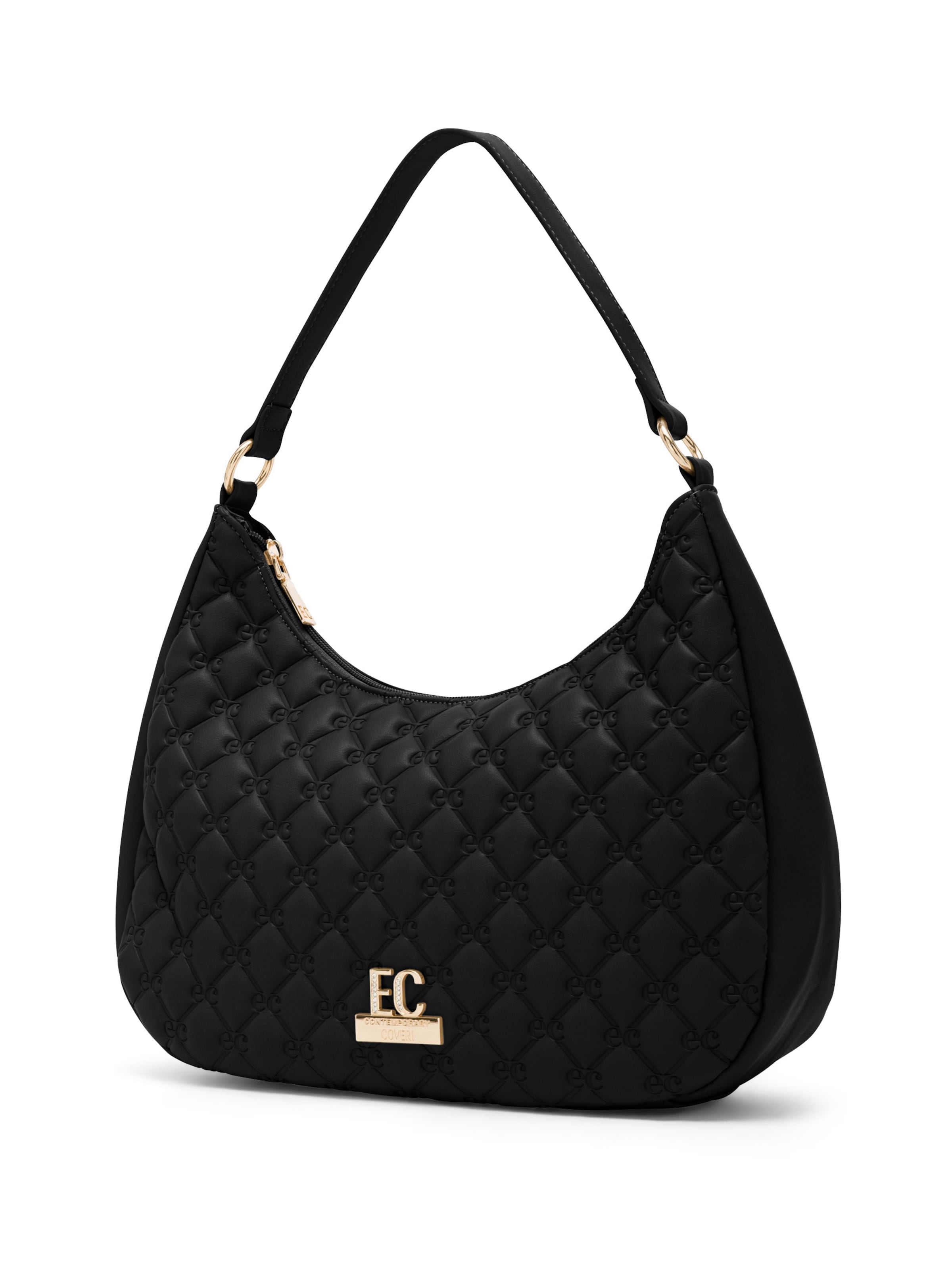 Enrico Coveri Handtas 'Zipline 3' in Zwart