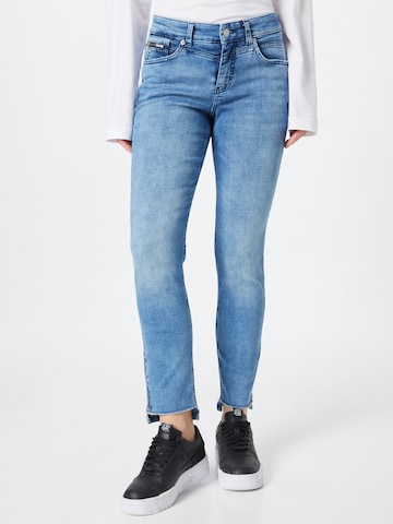 MAC Skinny Jeans 'Rich' in Blauw: voorkant