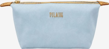 Alviero Martini - Bolsa de maquillaje en azul: frente
