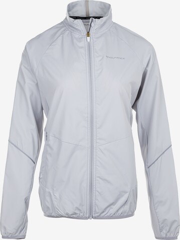 ENDURANCE Athletic Jacket 'Cosansa' in Grey: front