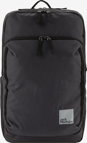 JACK WOLFSKIN Backpack in Black: front