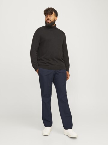 Jack & Jones Plus Tapered Chino trousers in Blue