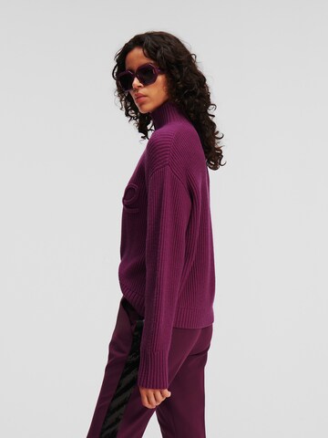 Karl Lagerfeld Sweater in Purple