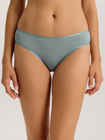 Hanro - Cueca ' Cotton Seamless ' em azul: frente