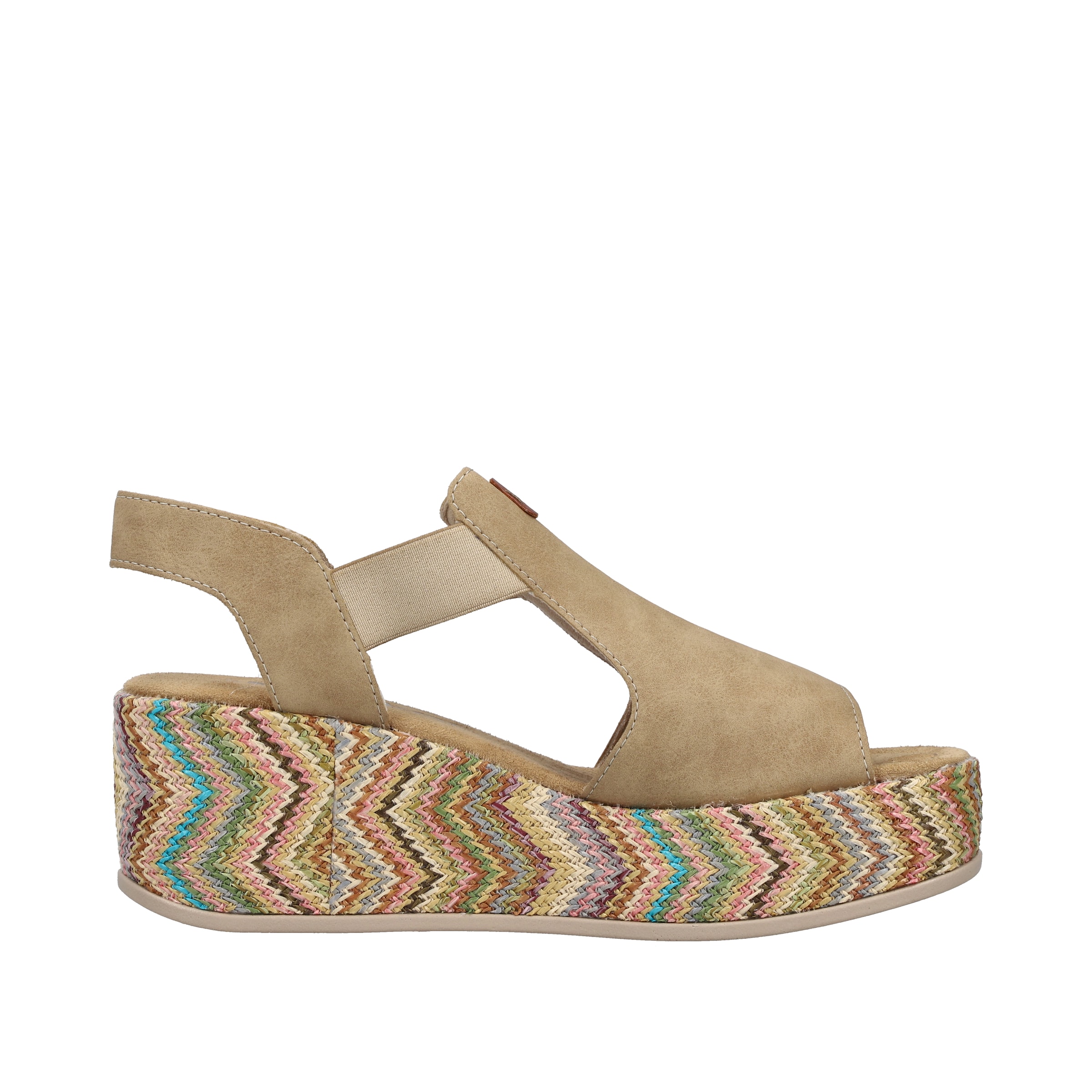 Rieker Keilsandaletten in Beige