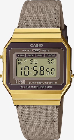 CASIO VINTAGE Digital Watch in Brown: front