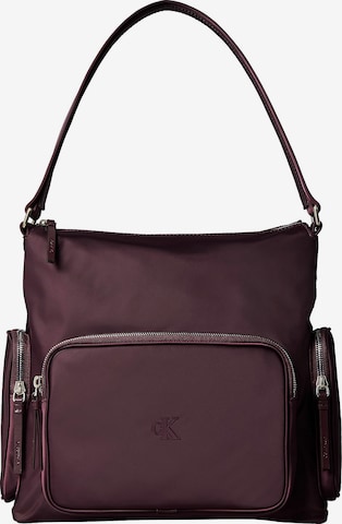 Sac bandoulière Calvin Klein en marron : devant