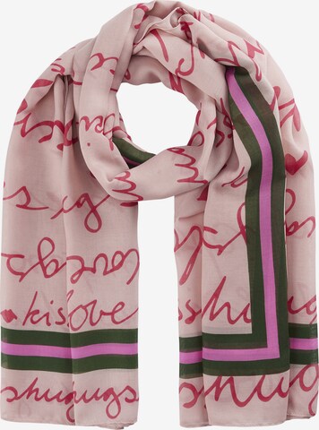 CODELLO Scarf in Pink: front