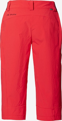 VAUDE Regular Outdoor Pants 'Farley III' in Red
