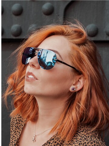 VEYREY Sunglasses 'Pilotenbrille Sonnenbrillen Laudin' in Blue