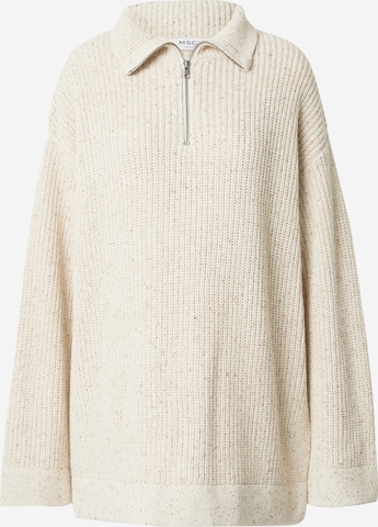 MSCH COPENHAGEN Pullover 'Devion' in Beige: predná strana