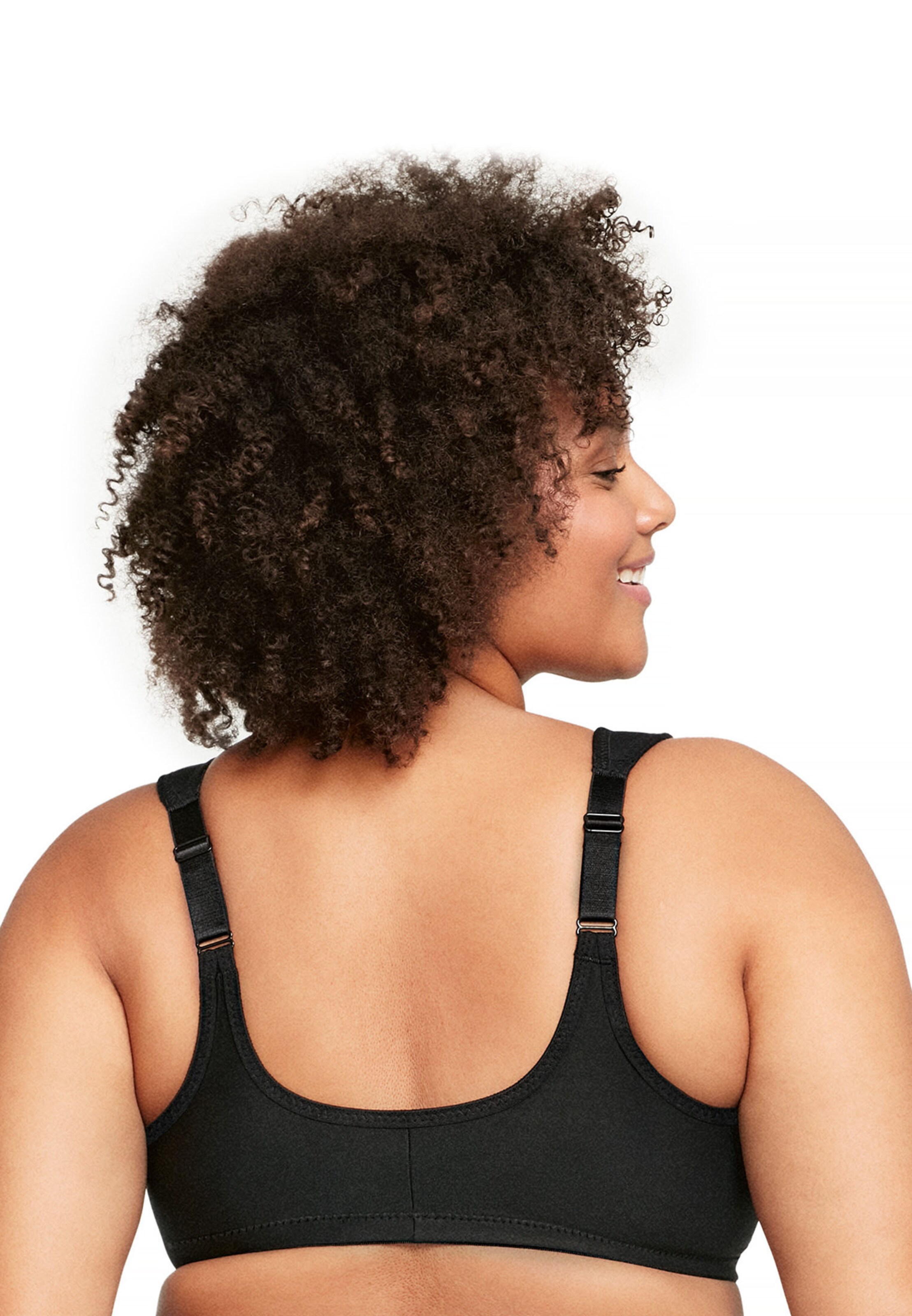 GLAMORISE T-shirt Bra in Black