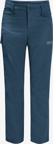 JACK WOLFSKIN Regular Outdoorhose 'Activate' in Blau: predná strana