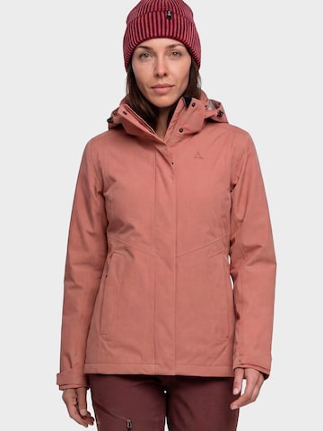 Schöffel Outdoorjas in Roze: voorkant