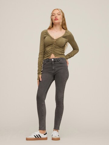 Cheyenne Ochsenknecht Skinny Jeans i grå