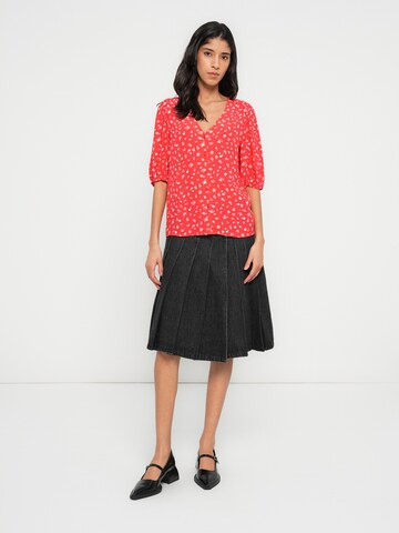 VILA Pluus 'VIHIBIKI', värv punane