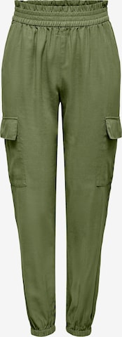 Effilé Pantalon cargo 'Aris' ONLY en vert : devant