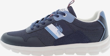 Sneaker bassa 'Gary' di U.S. POLO ASSN. in blu: frontale
