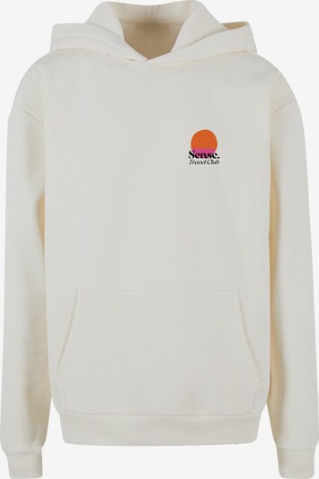 9N1M SENSE Sweat-shirt 'Travel Club' en crème / homard / éosine / noir, Vue avec produit