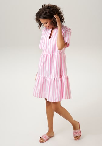 Aniston CASUAL Abendkleid in Pink