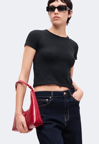 juoda GUESS JEANS Marškinėliai: priekis