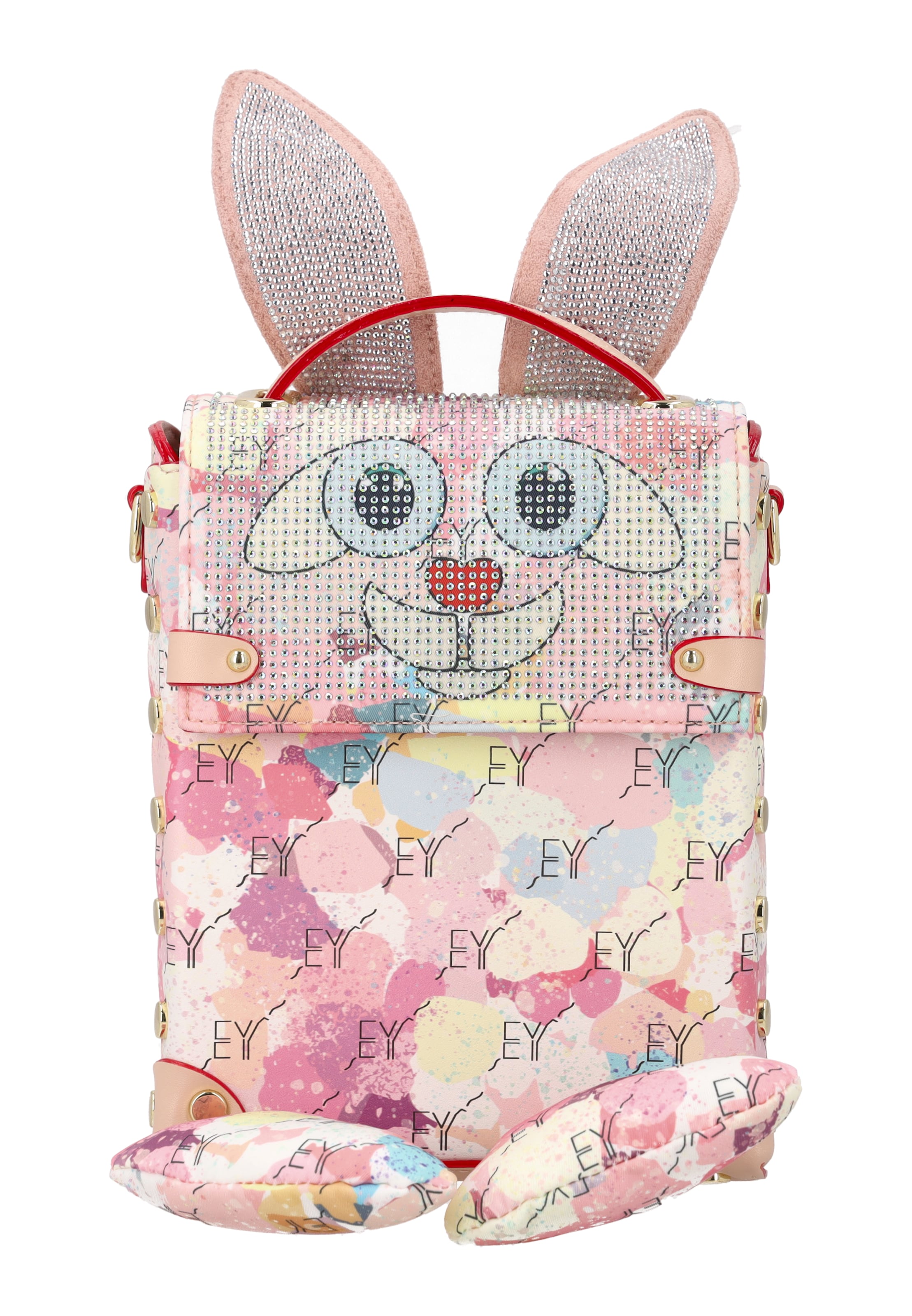 MYMO - Bolso de hombro 'Pop Eye Theme' en rosa: frente