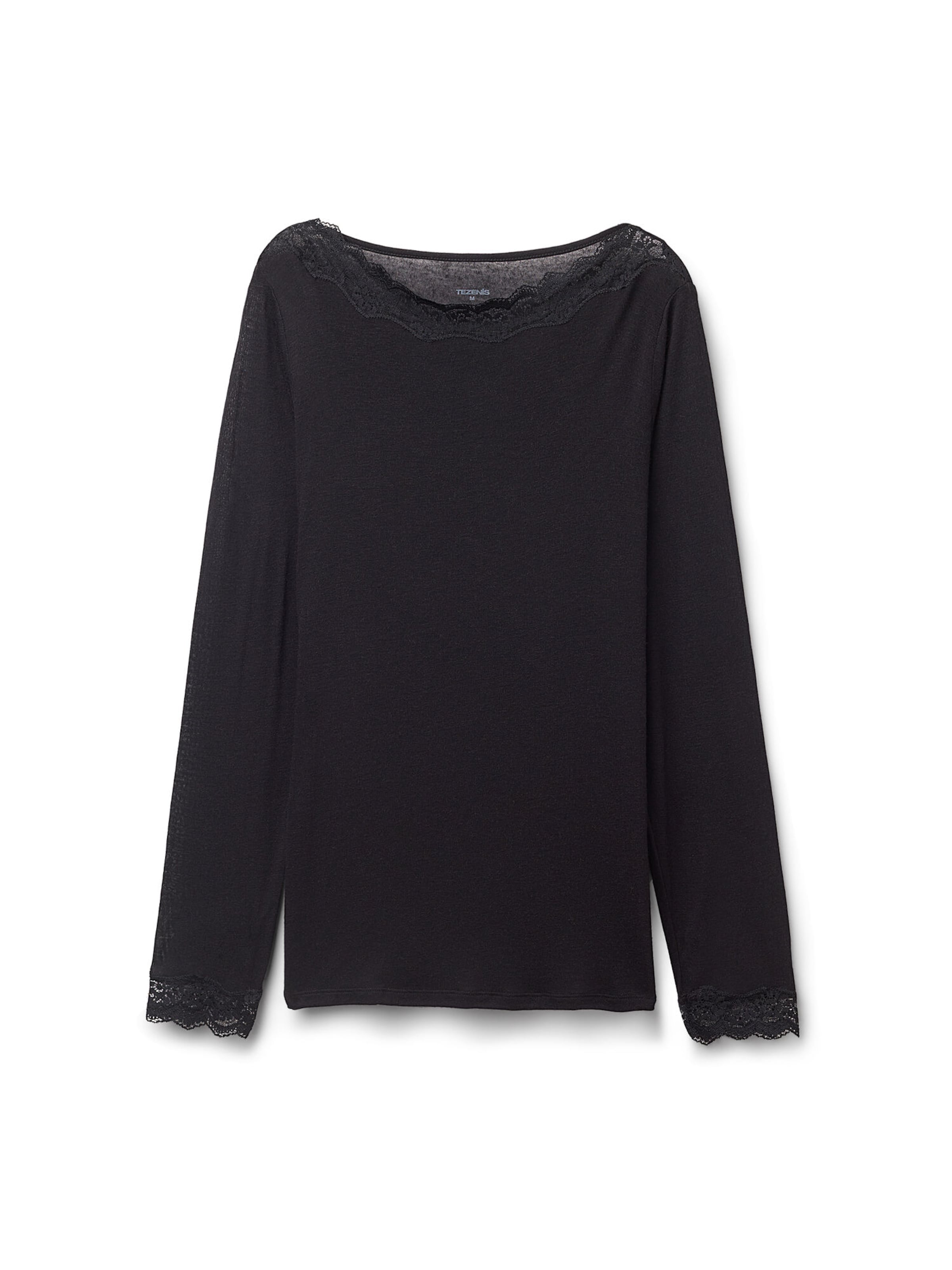 Tezenis Shirt in Black: front