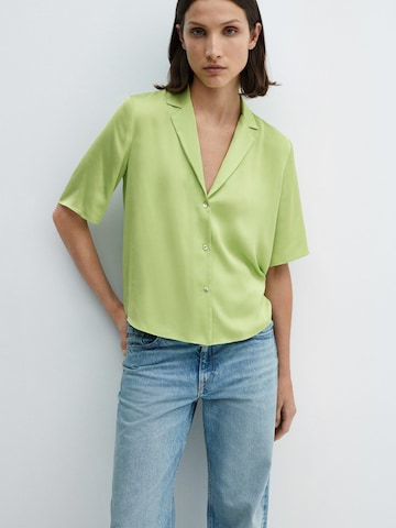 MANGO Bluse 'SASSA' in Grün