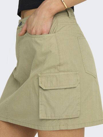 ONLY Skirt 'NIKA' in Beige