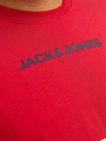 T-Shirt 'Reid' Jack & Jones Plus en rouge