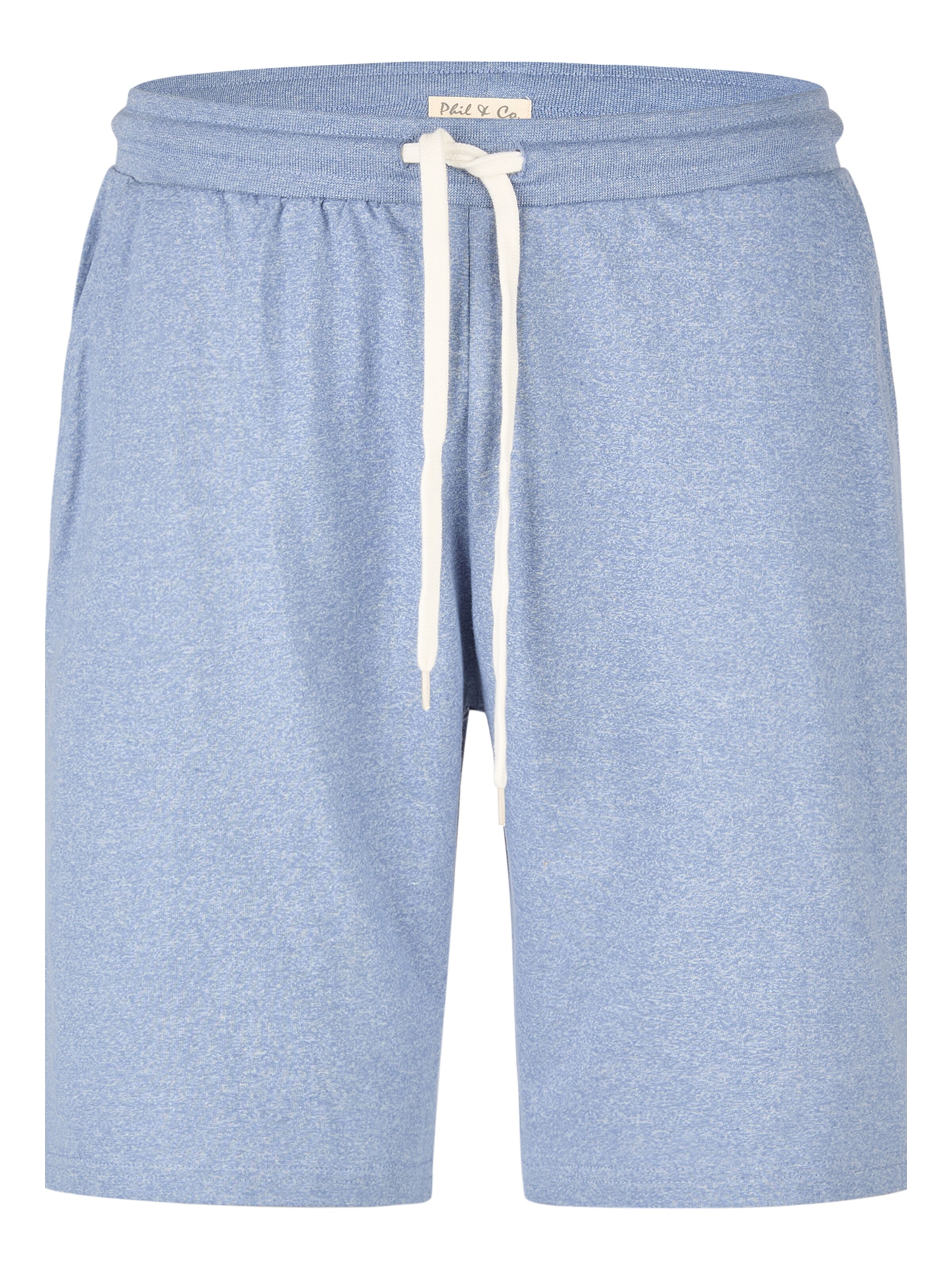 Phil & Co. Berlin Pyjama kort 'Lounge Dreams' in Blauw