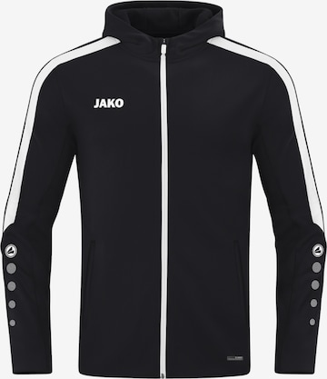 JAKO Athletic Jacket 'Power' in Black: front