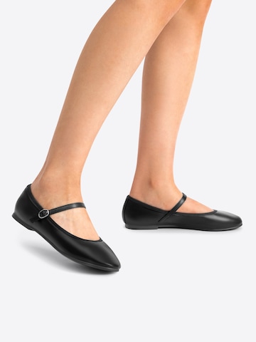 Dream Pairs Ballerina 'DREAM PAIRS Ballerinas Damen Flache Schuhe' in Black