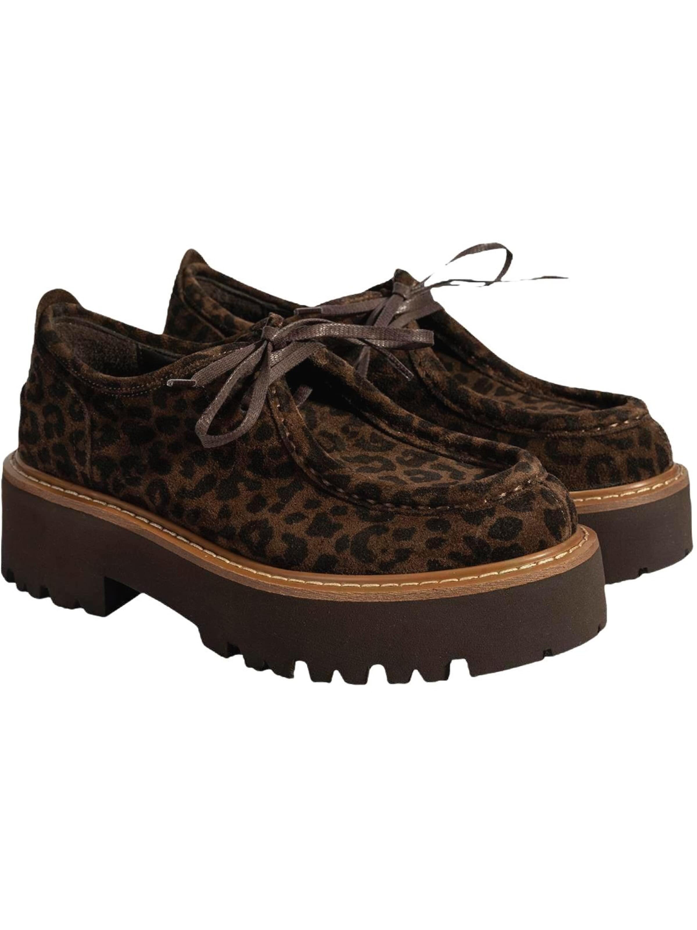 Desa - Mocasines en marrón