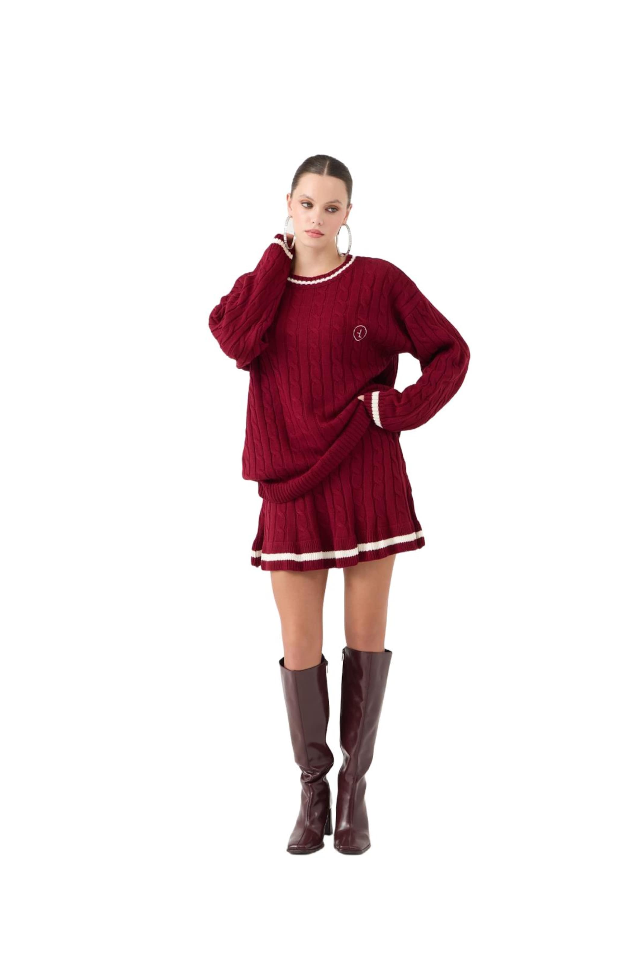 HOLLY LOLLY Sweater in Red