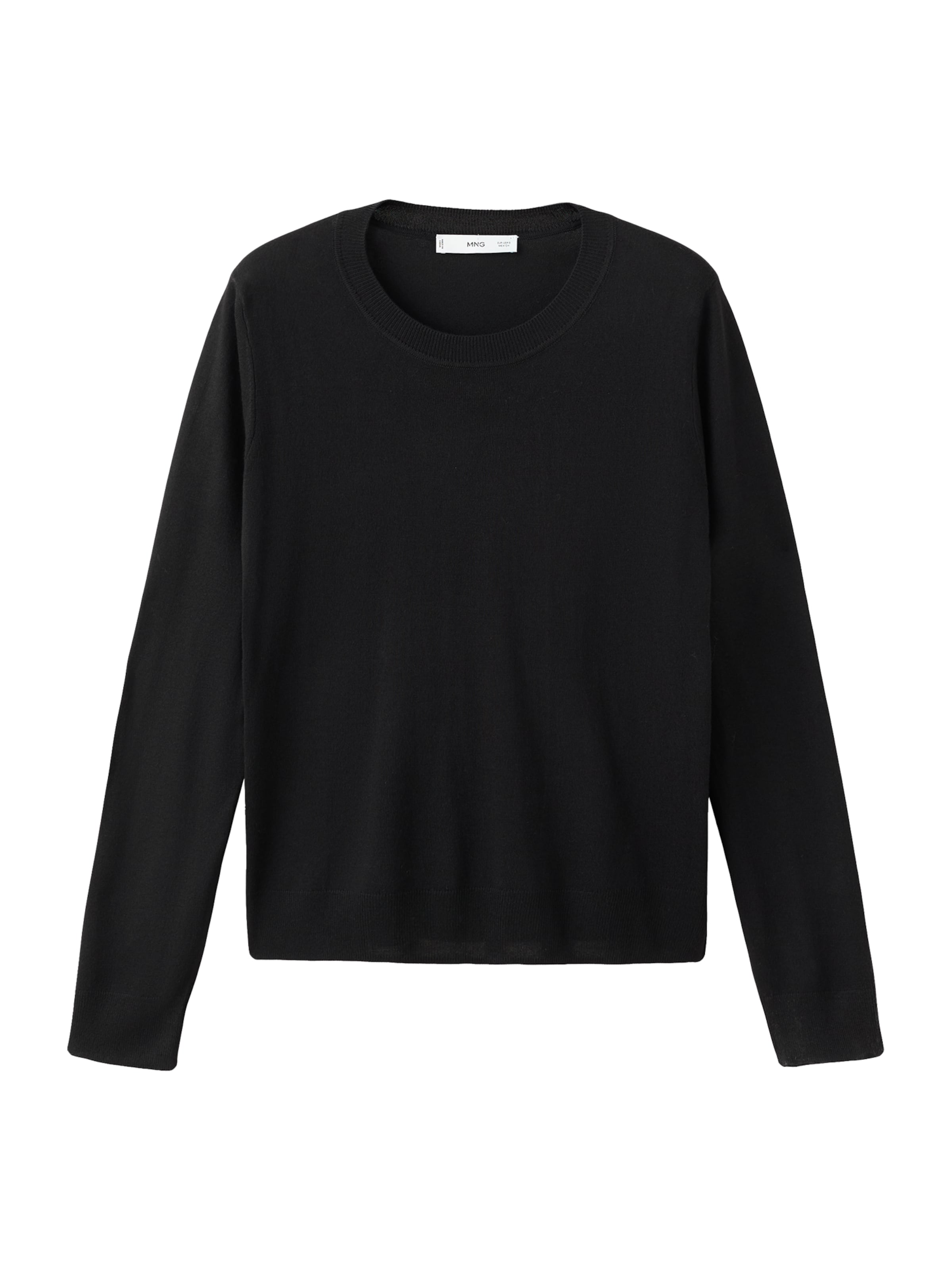 MANGO Tröja 'LUCCA' i svart: framsida