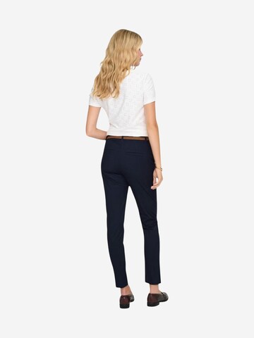 regular Pantaloni 'JDYCHICAGO MW BELT CHINO PANTS WVN NOOS 15311897' di Jaqueline de Yong in blu