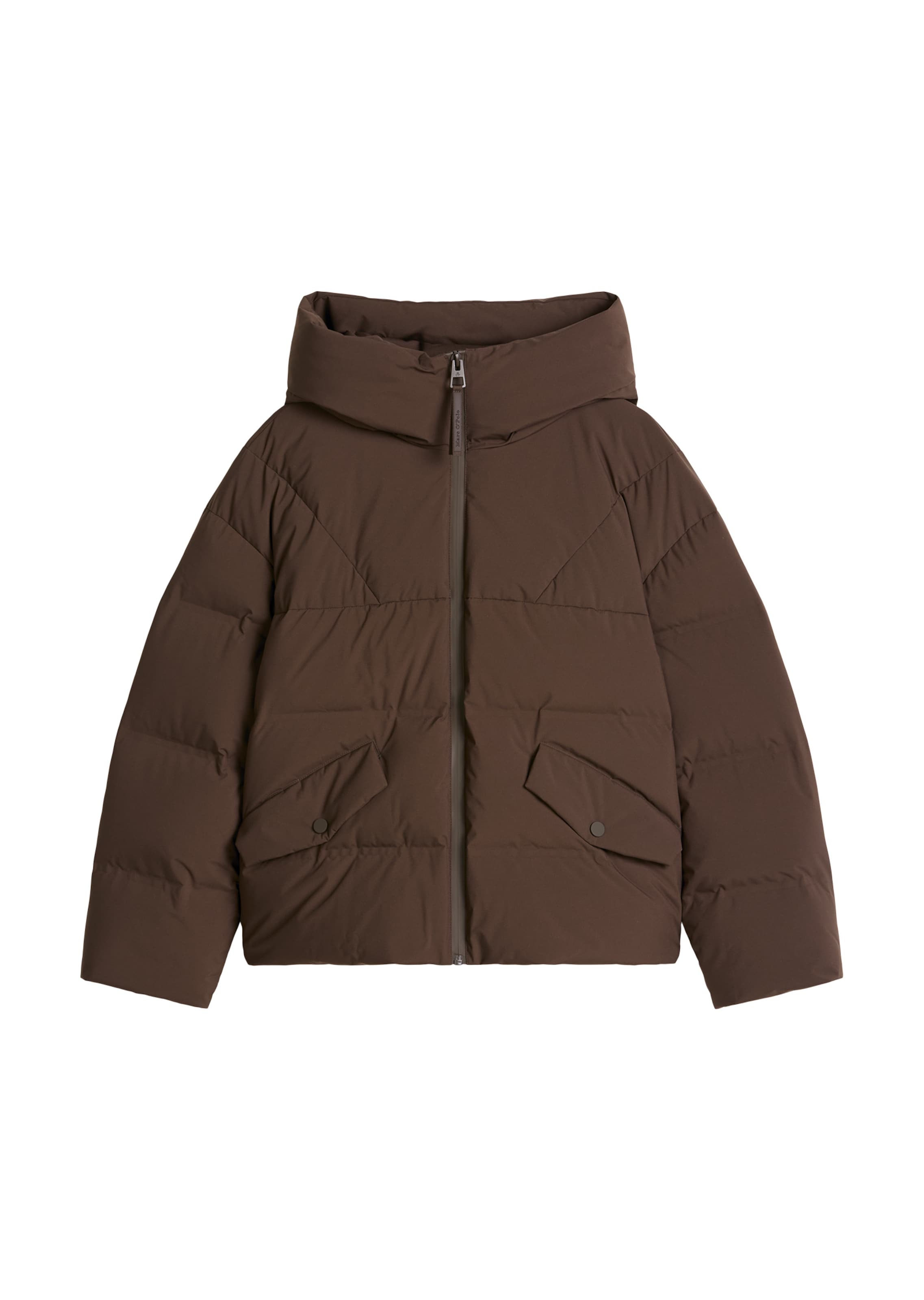 Marc O'Polo Weatherproof jacket 'MOP x Function' in Brown: front