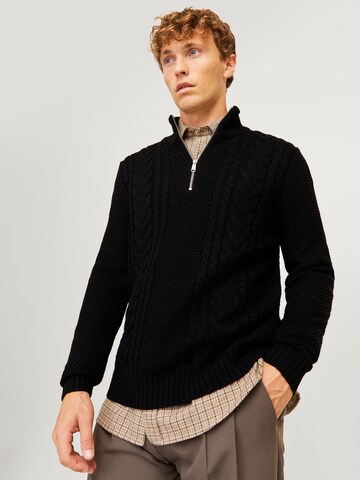 JACK & JONES Pullover 'JJCraig' i sort: forside