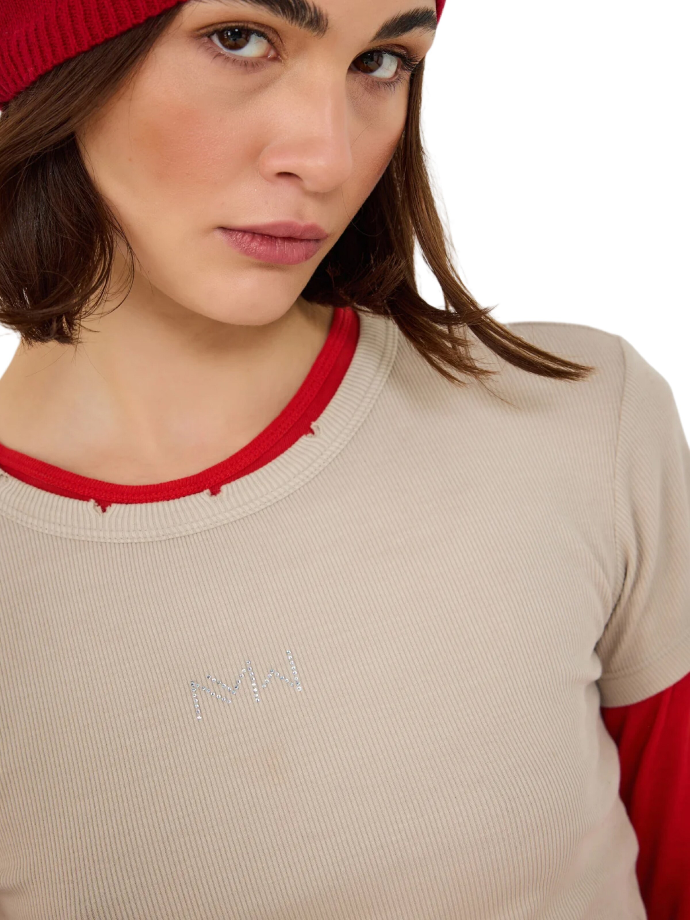 No Matter What Shirt in Beige