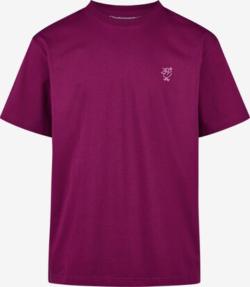 Cleptomanicx Shirt 'Sketch Gull' in Red: front