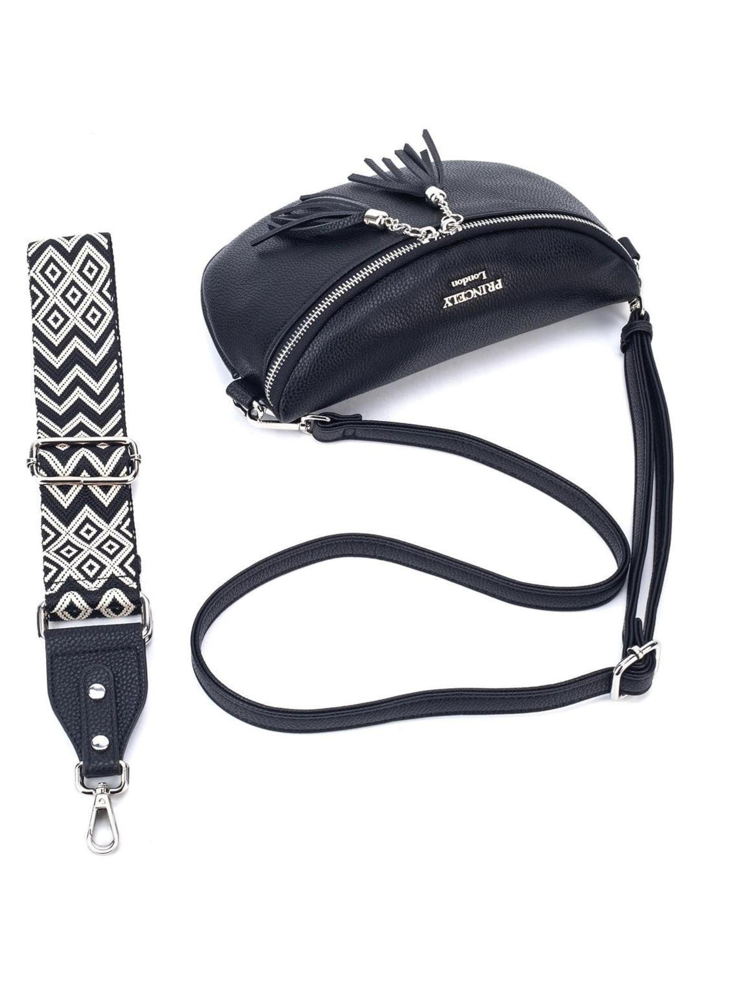 Sac à bandoulière 'Diana' Princely London en noir